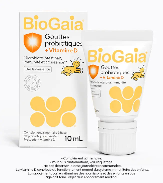 BioGaia® Gouttes probiotiques + Vitamine D