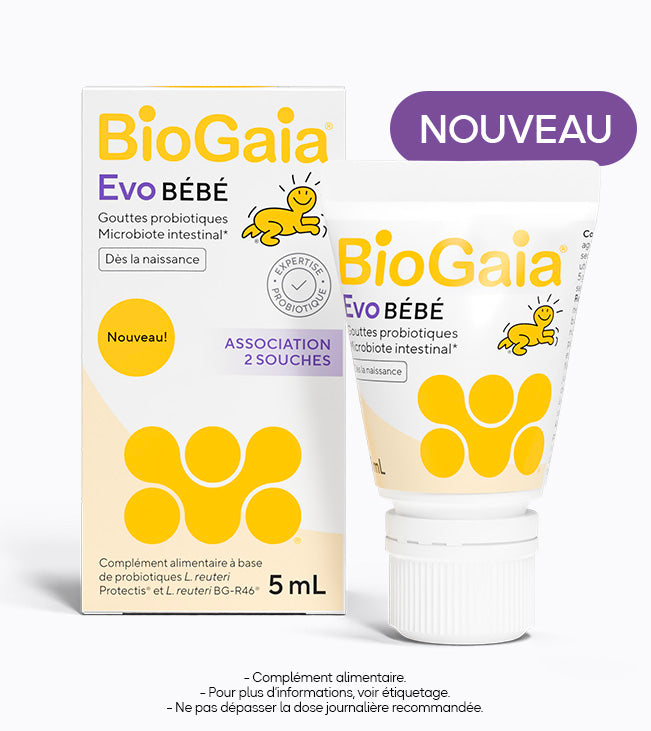 BioGaia® Evo BÉBÉ gouttes probiotiques