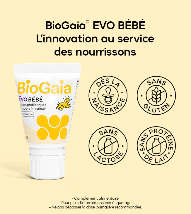 BioGaia® Evo BÉBÉ gouttes probiotiques